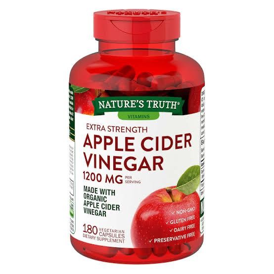 

Nature's Truth Apple Cider Vinegar Organic 1200 mg 180 Capsules