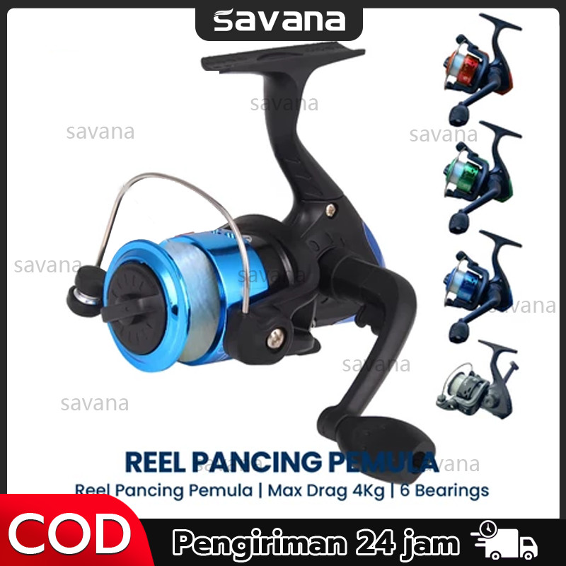 ️Reel Pancing Murah Gulungan Putar Rell Rill Pancing Katrol Kerekan Pancing Fishing Reel Spool Plast