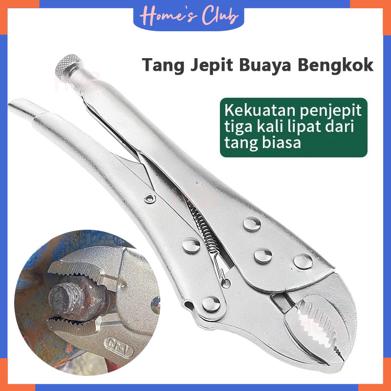 Tang Jepit Buaya Tang / Tang Jepit Buaya Bengkok 10 Inch