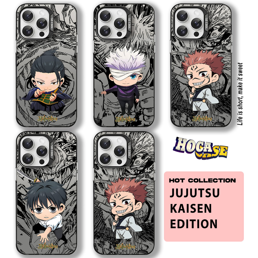 Case Jujutsu Kaisen HC616 IMD Redmi Note 14 13 12 11 10 9 9A 9C 10A 10C Premium Matte Black Casing H