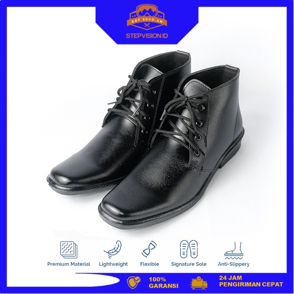 Sepatu Pantofel PDH Pria - Sepatu Pantofel - Sepatu Formal Pria [StepVision ID]