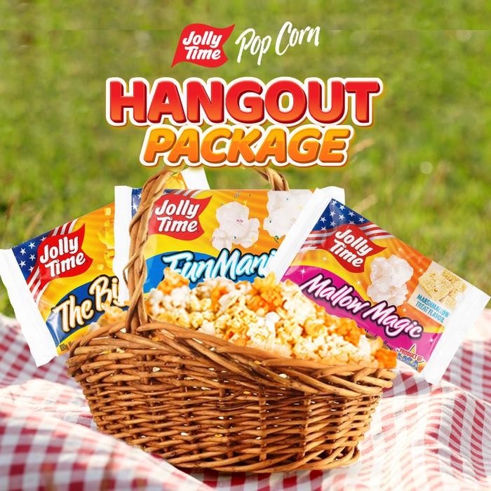 

Paket Hang Out (1TBC, 1FM, 1MM) - Jolly Time Microwave Popcorn - Original