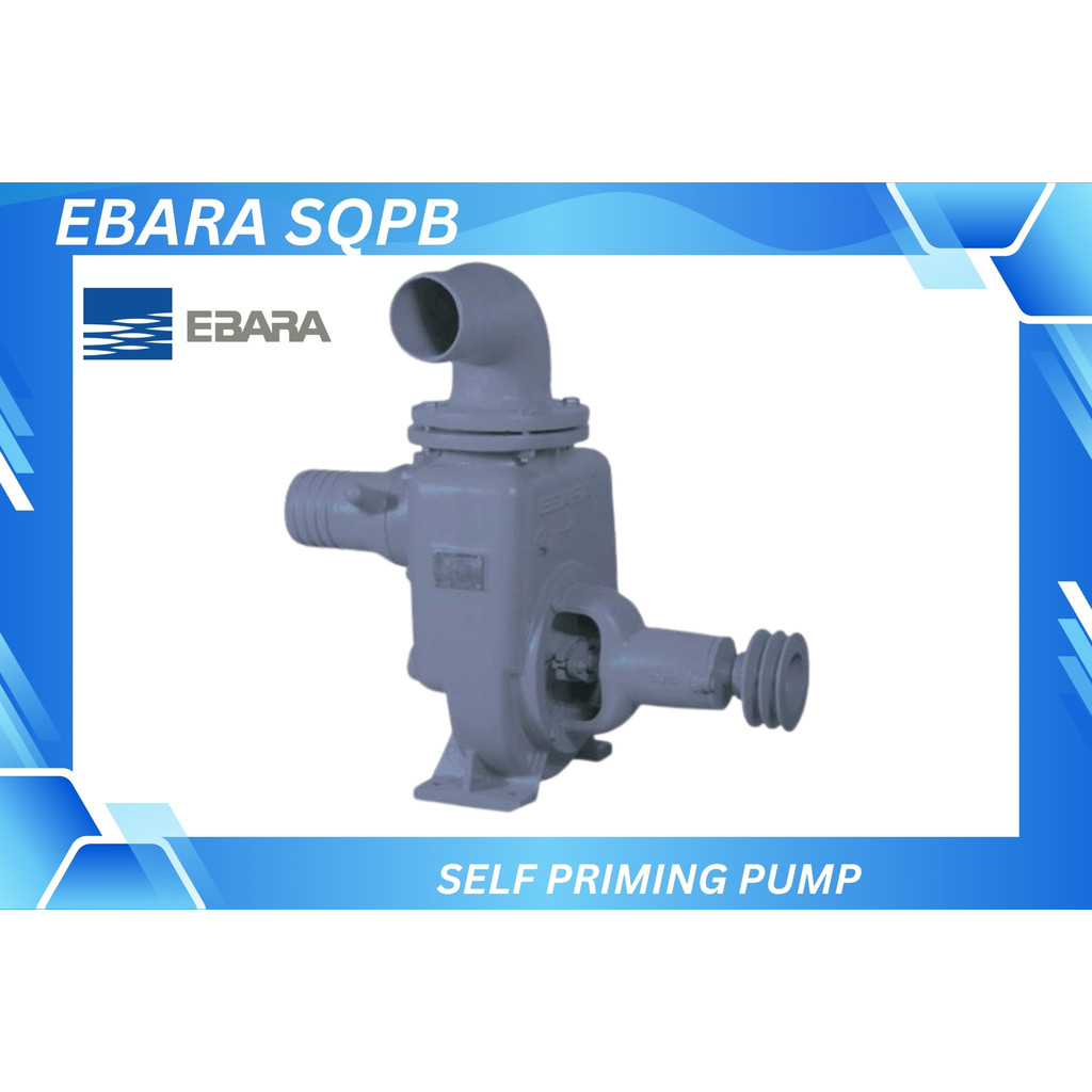 EBARA 100 SQPB Cast Iron 4" - Pompa Irigasi Self Priming Pump