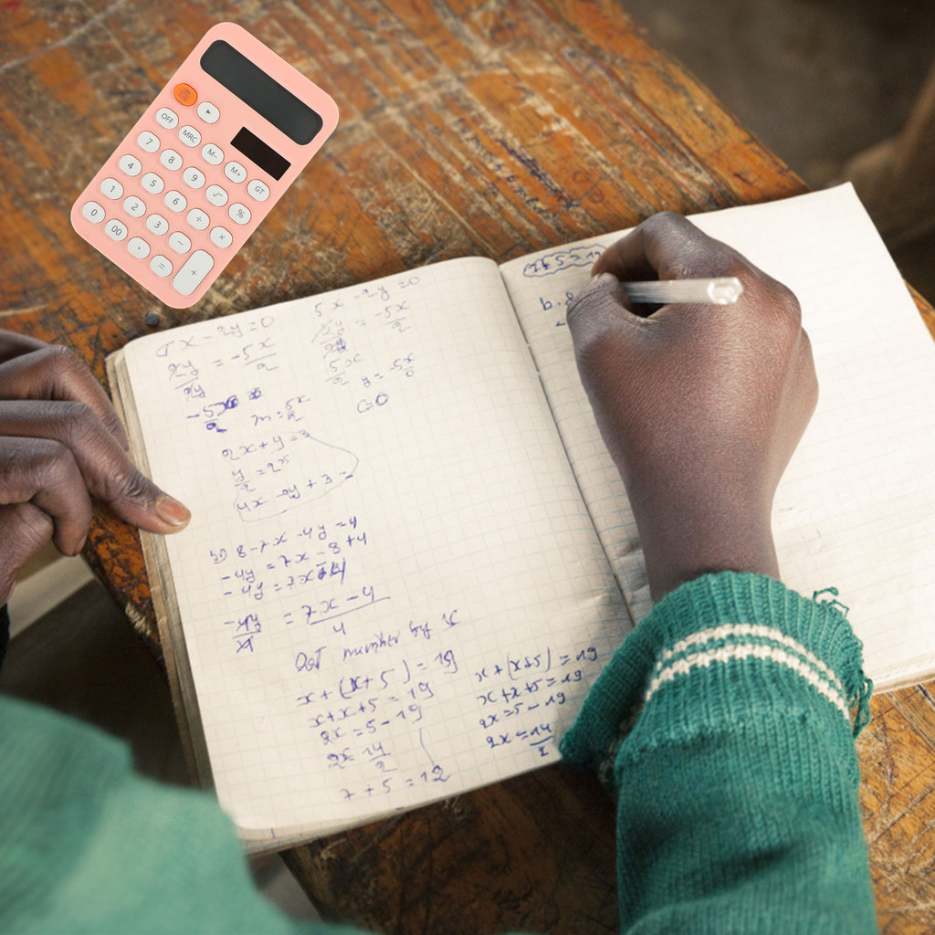 

Candy Color Calculator Small Pocket Kids Tools Office Calculators Size for School Cute Desk