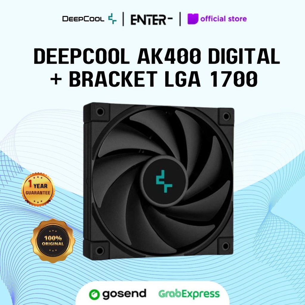 CPU Cooler Deepcool AK400 Digital + Bracket LGA 1700