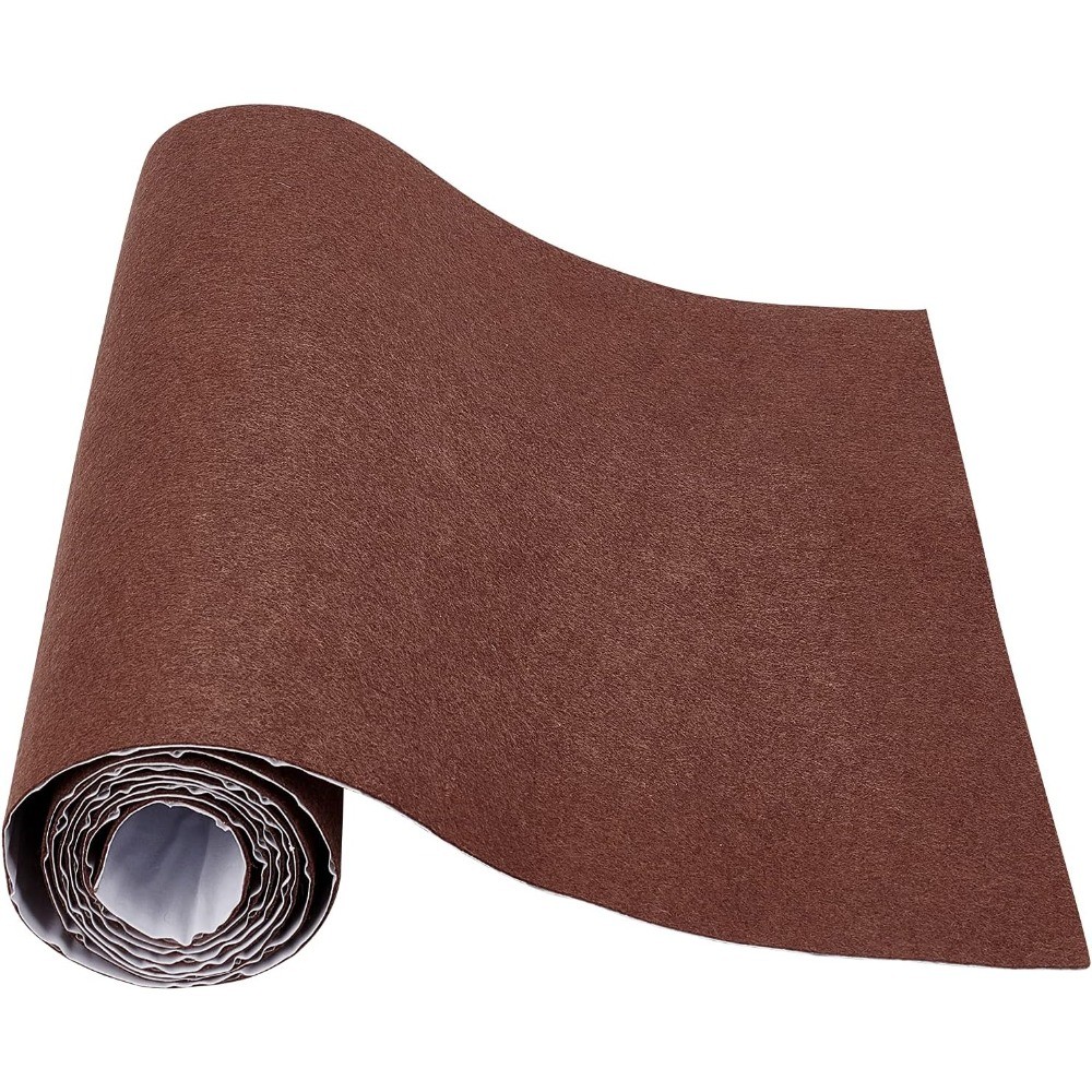 

Self Adhesive Felt Fabric 15.7x78.7" Dark Brown Jewelry Box Liner for Halloween Cosplay Decoration DIY Costume Making making kit