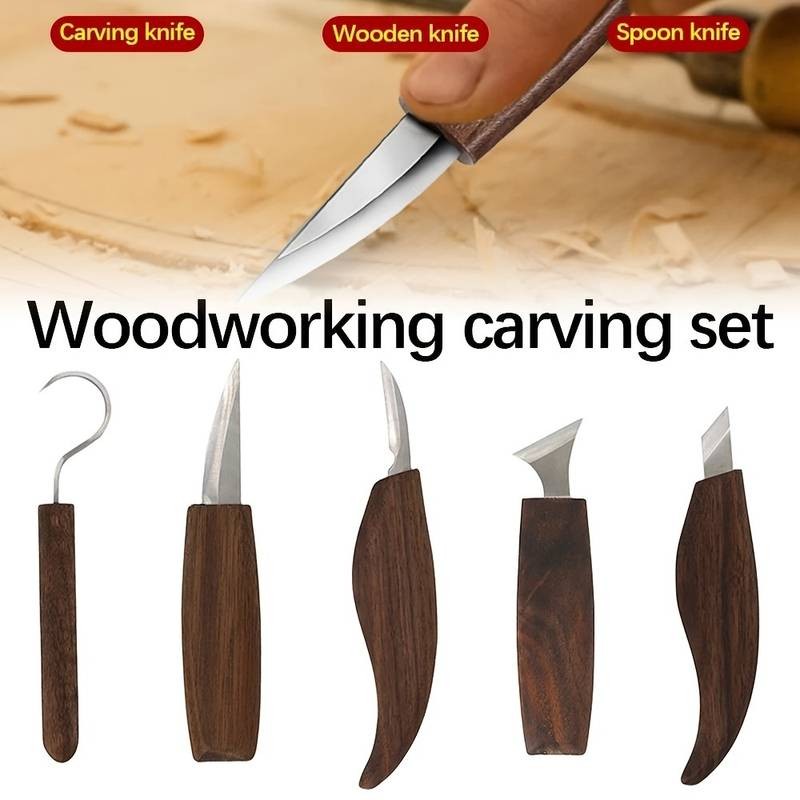 

Wood Carving Tools Set Chisel Woodworking Cutter Hand Tool Set Wood Carving Knife DIY Peeling Woodcarving