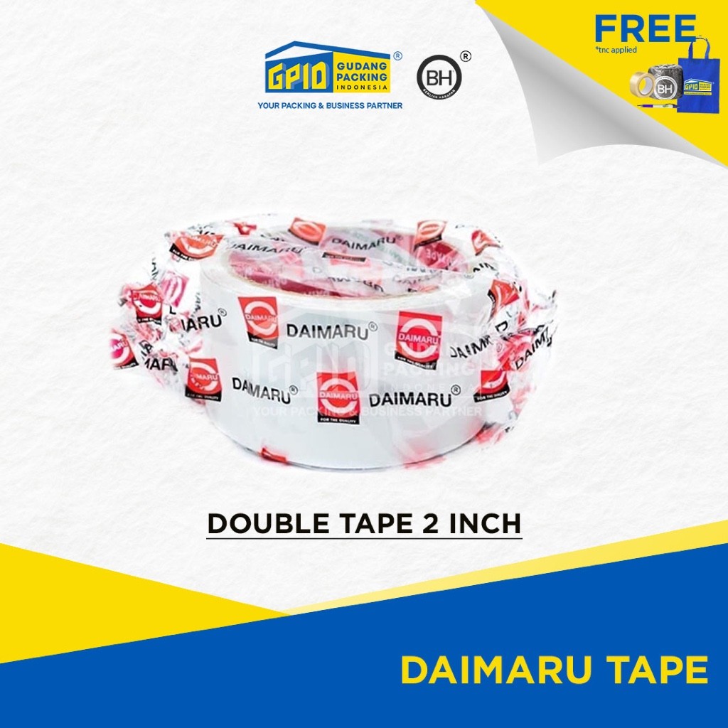 

DAIMARU - Double Tape 2 inch / 48 mm x 12 yard