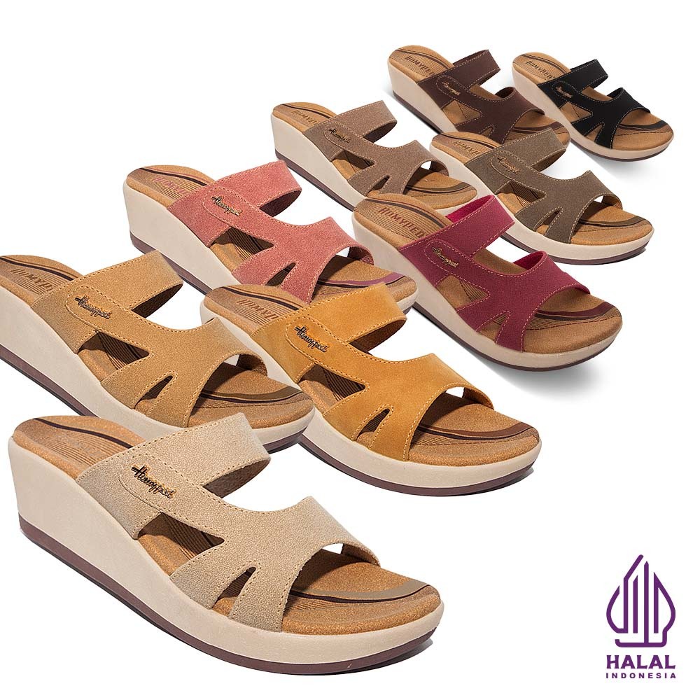 Homyped Ayana N61 Sandal Wedges Wanita