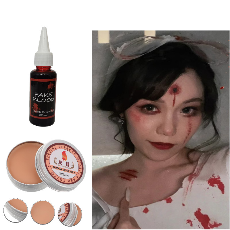 Skin Wax Makeup Halloween Makeup / Fake Blood Halloween Darah Palsu Professional