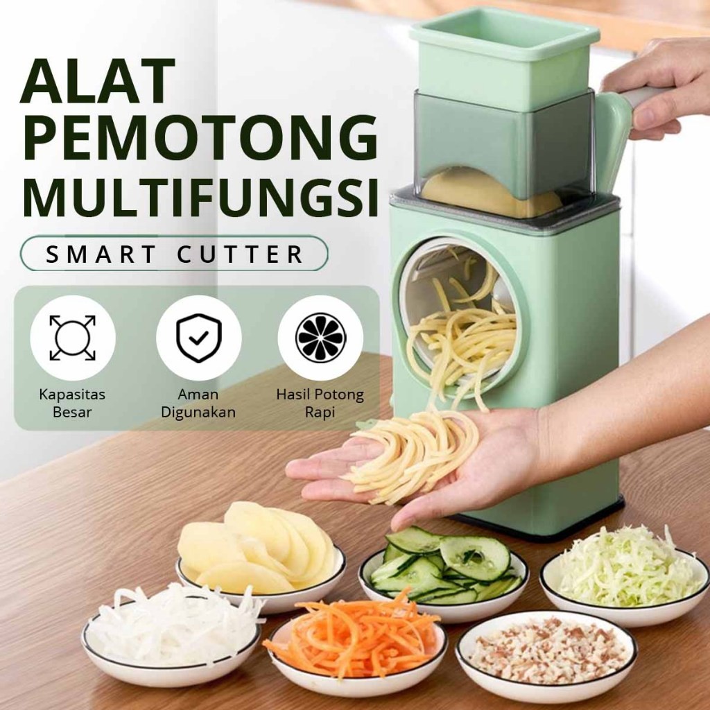 Chopper Cutter Pemotong Buah Dan Sayur Multifungsi Alat Pemotong Sayuran Dan Buah Multifungsi