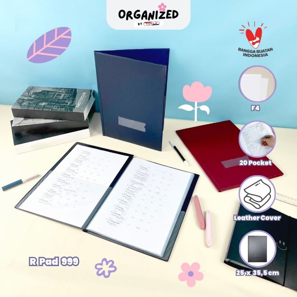 

Topla dokumen keeper 999 map tempat penyimpanan dokumen pennting rapot ukuran folio new