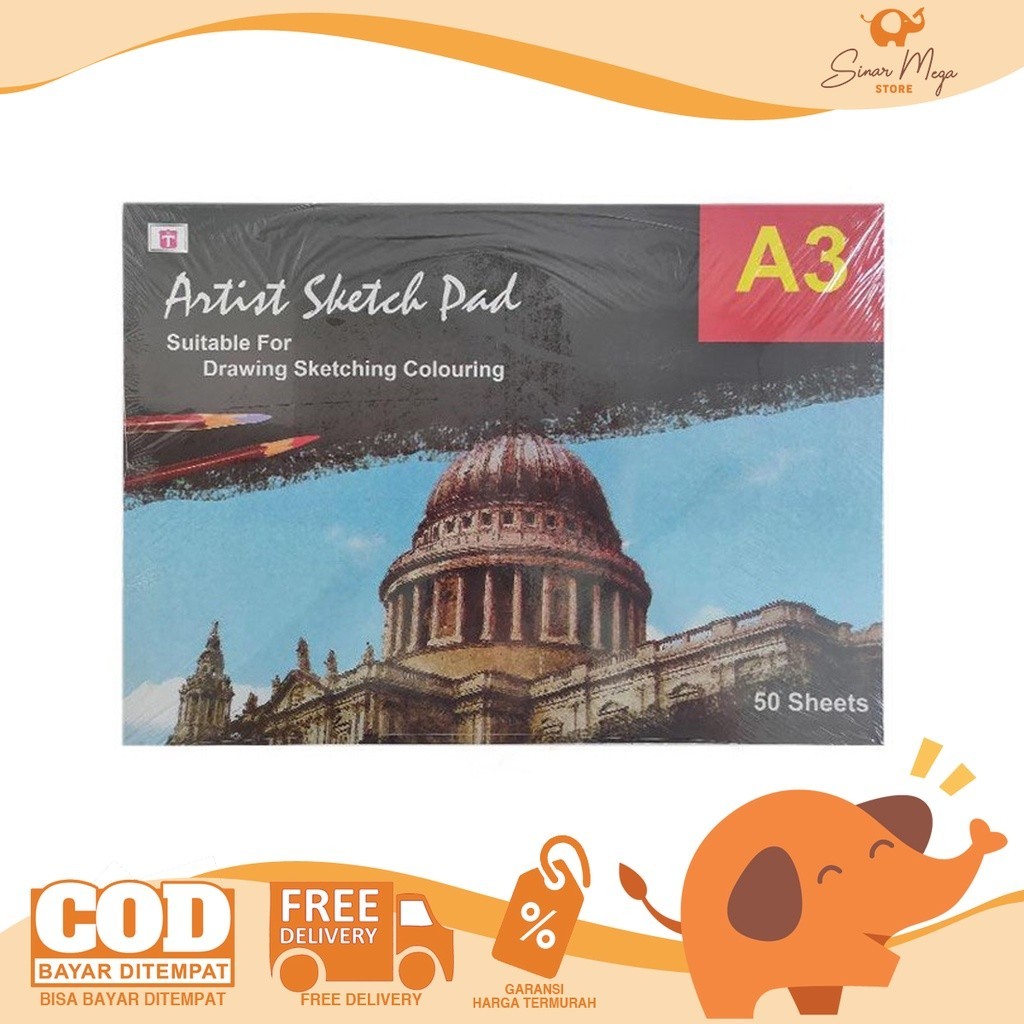 

Tiara Sketch Book A3 25 atau 50 Lembar/ Sketcbook/ Buku Sketsa Murah