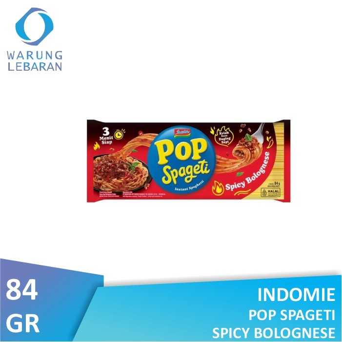 

Indomie Pop Spageti Spicy Bolognese 84gr