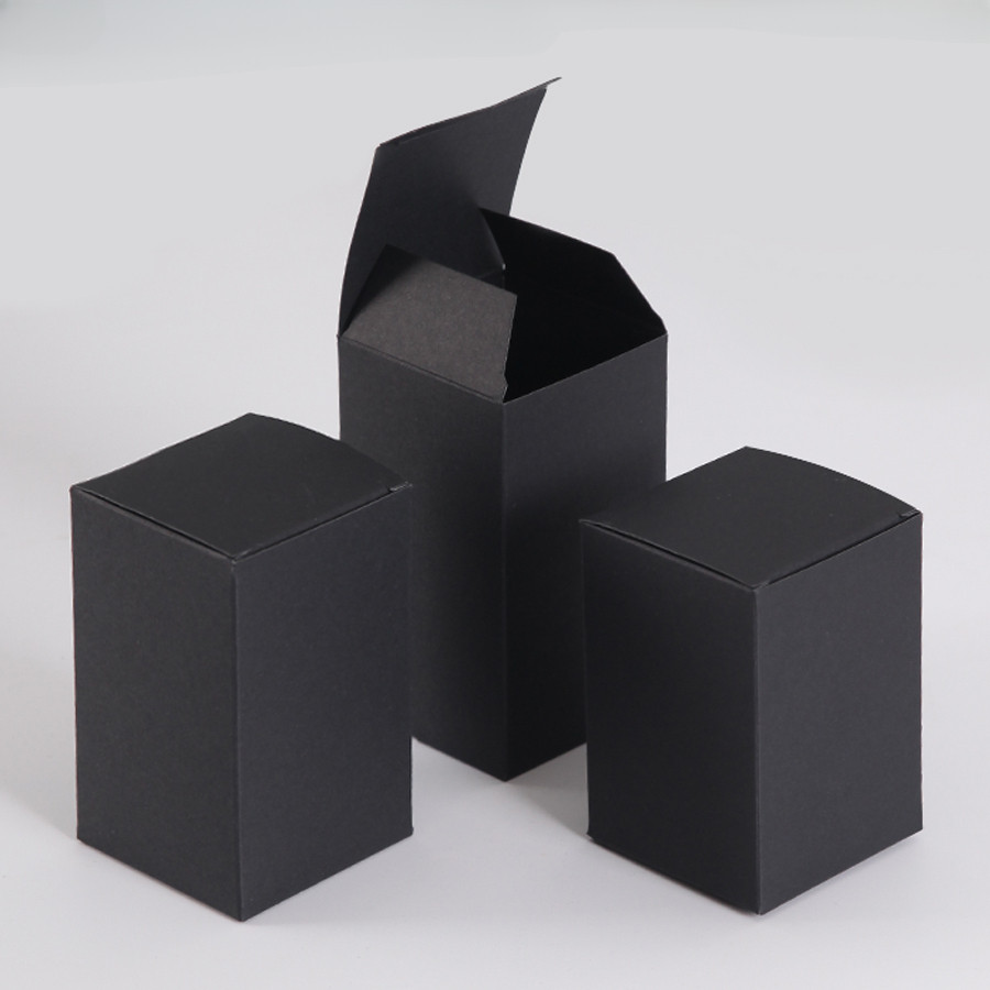 

50Pcs Kraft Paper Box Square White Cardboard Box DIY Gift Box For Soap Cookies Jewelry Gift Packaging Candy Cookies Cake Baking