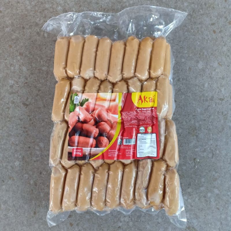 

Sosis Sapi Coctail Akai 1 kg