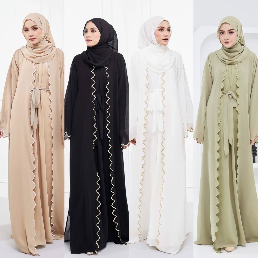 GAMIESV ABAYA CERUTY BABYDOLL PREMIUM MIX RENDA BORDIR POLOS MEWAH TURKEY BUSUI FRIENDLY DRESS HAJI 