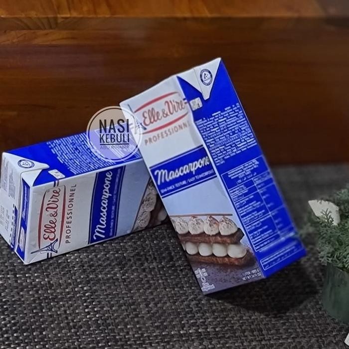 

Elle & Vire Mascarpone Porfessionnel 1L via gojek/grab Only