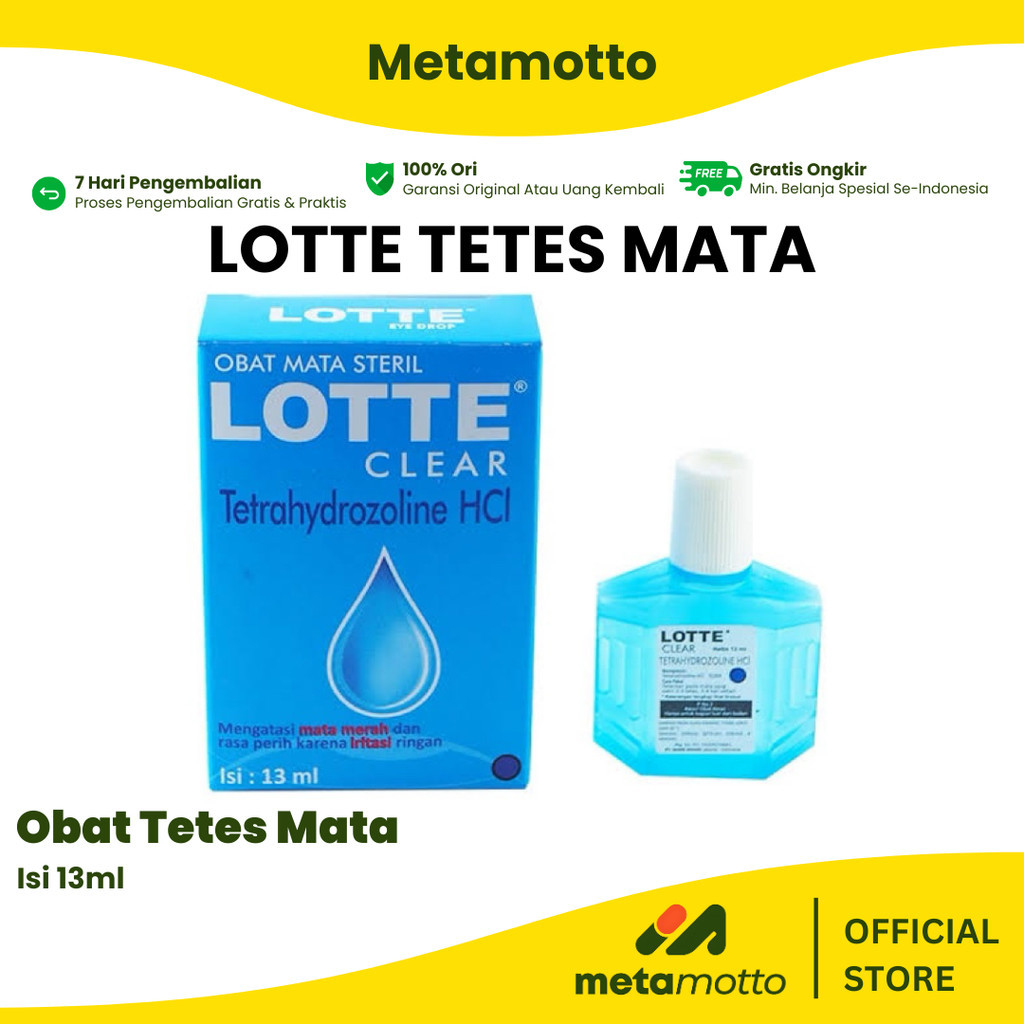 LOTTE OBAT TETES MATA 13 ml (Meredakan Iritasi Ringan) - Metamotto Setia