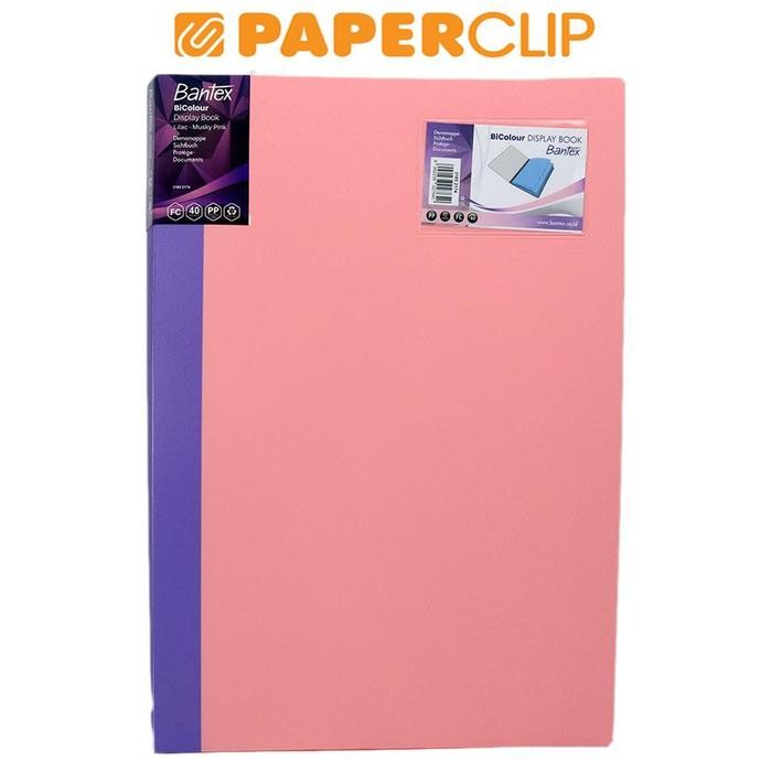 

CLEAR HOLDER BANTEX BICOLOUR FC 3185 2174 40P LILAC - MUSKY PINK