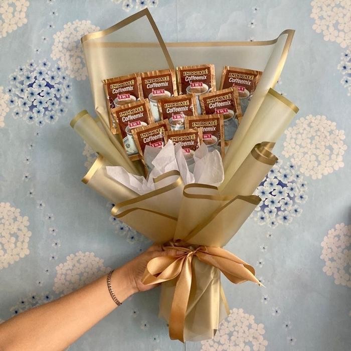 

[READY] Coffee Bouquet (Buket Kopi, Kapal Api, Milo, Good Day, Buket C - Indocafe