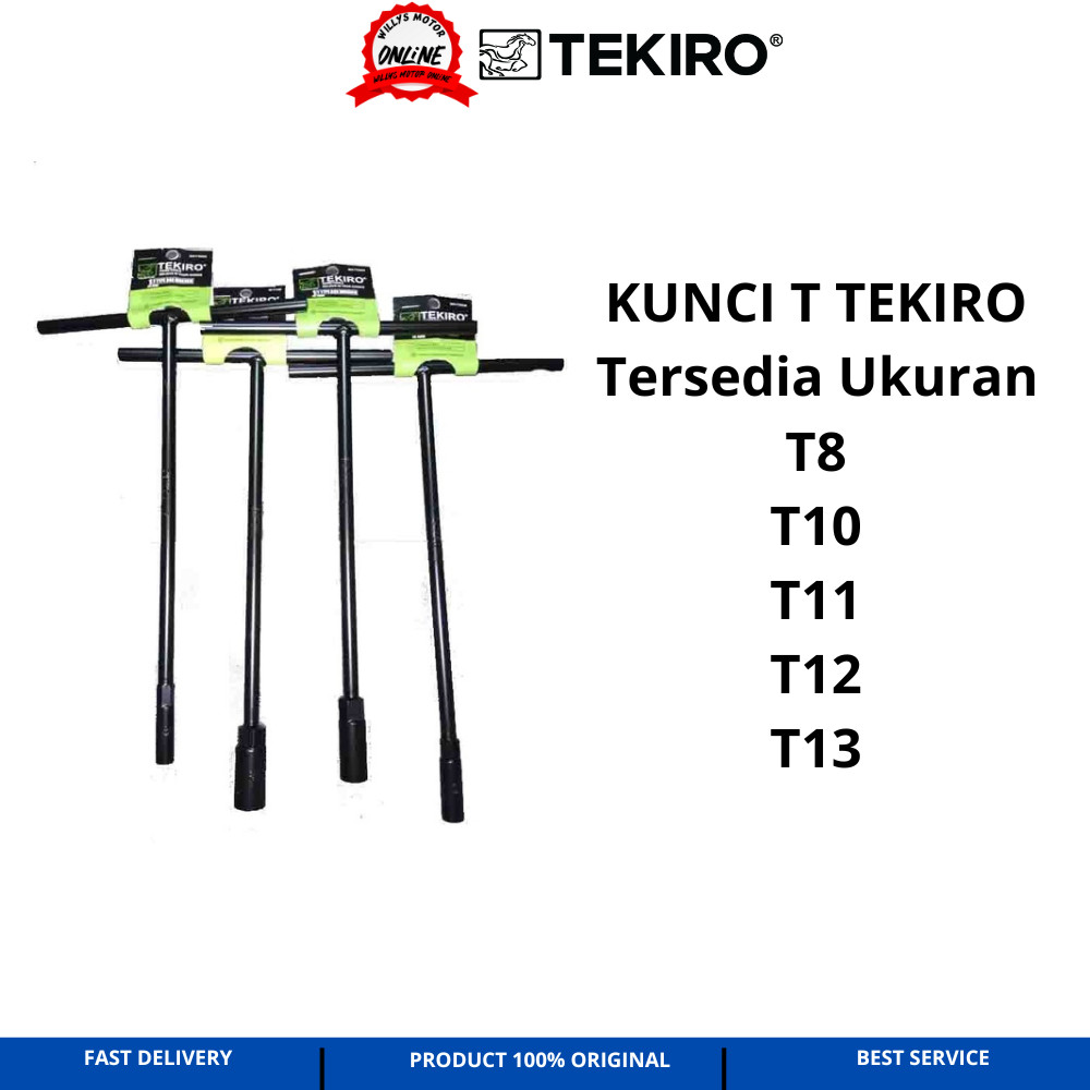 KUNCI T TEKIRO 8 10 11 12 14 ORIGINAL TEKIRO 1PCS KUNCI SHOK T