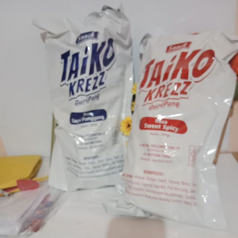 

Taiko Krezzz Snack Halal 500gr Rasa Sapi Panggang/Sweet Spicy