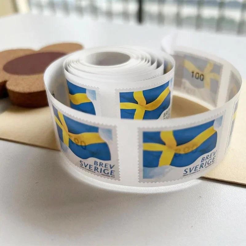 

İsveç Pulları 100PCS/ROLL posta ücreti Her türlü mektup göndermek için uygundur YENİ