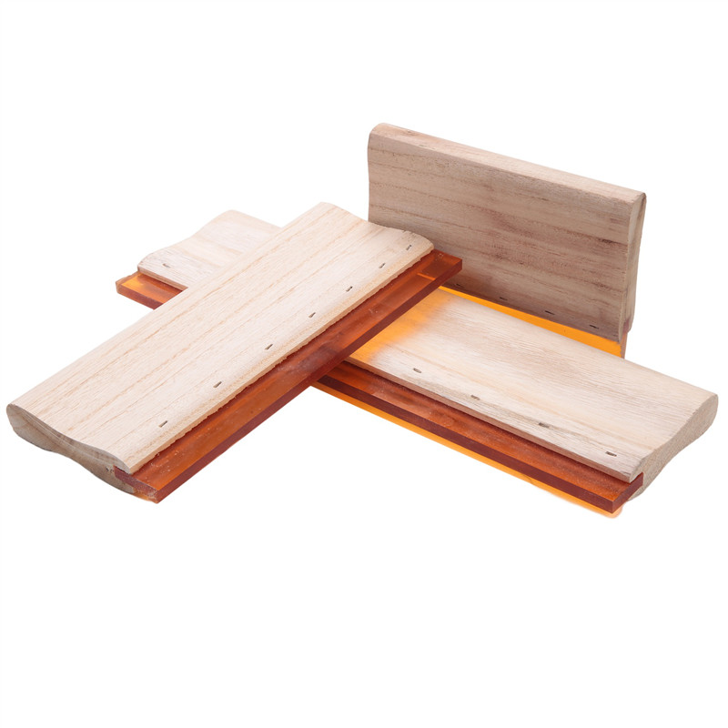 

B03C-3 Pcs Silk Screen Printing Squeegee Ink Scaper Scratch Board Tools 16Cm 24Cm 33Cm