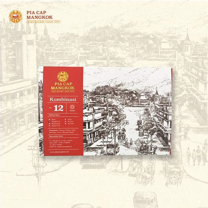 

PIA CAP MANGKOK KOTAK ISI 12 BIJI - COKLAT