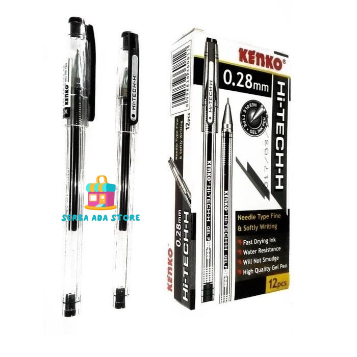 

Pulpen Kenko Hi Tech H 0.28mm Bolpen Pena Hi-Tech-H Needle Type Fine Softly Writing Hitam - SAS88
