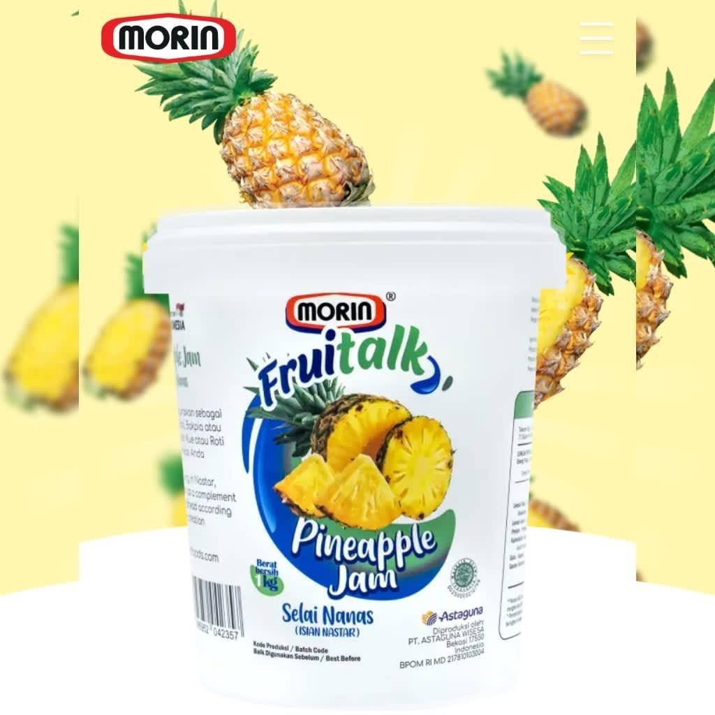 

Morin Fruitalk Selai Nanas Isian Nastar Pineapple Jam 1kg