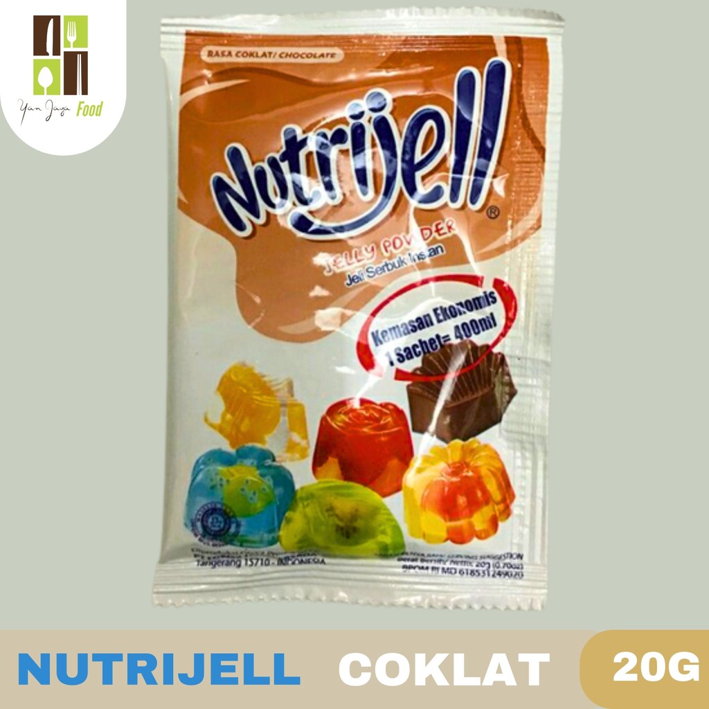 

Nutrijel Ekonomis 12g/20g - 1 PCS / Rasa Coklat / Dark Choco / Nutrijell eko