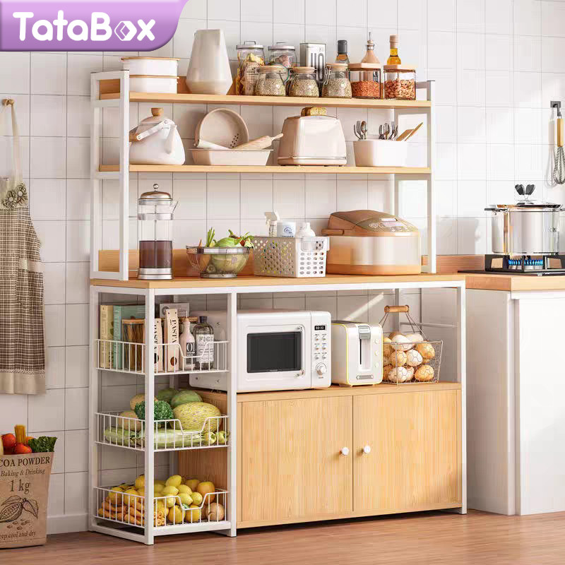 Rak Dapur Minimalis / Rak Oven / Rak Kompor/Rak Microwave /  Rak Bumbu/Lemari Dapur / Rak Dapur Serb