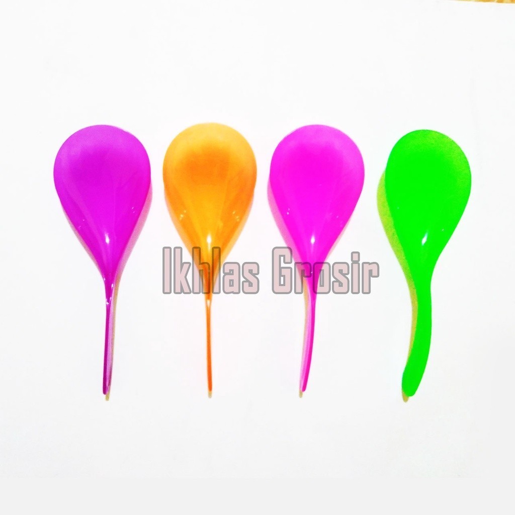 12 Pcs Centong Nasi Plastik Warna Warni/Centong Anti Lengket By Nagata Kompas