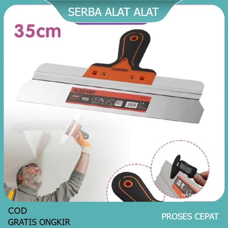 Raskam T / Peso T / Scraper / Alat Plamer Stainless