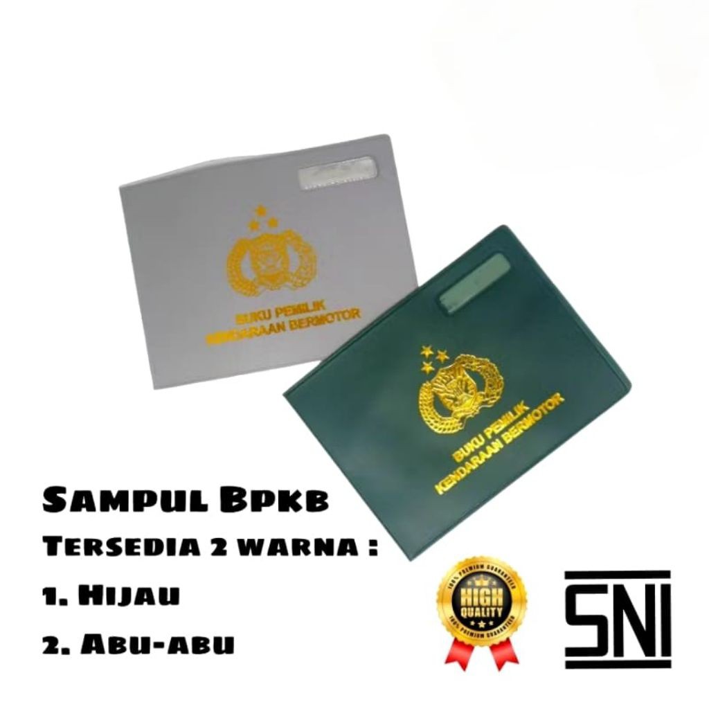 

GUMDROP - COVER BPKB | SAMPUL BPKB LOGO EMBOSS GOLD | 1 Pcs