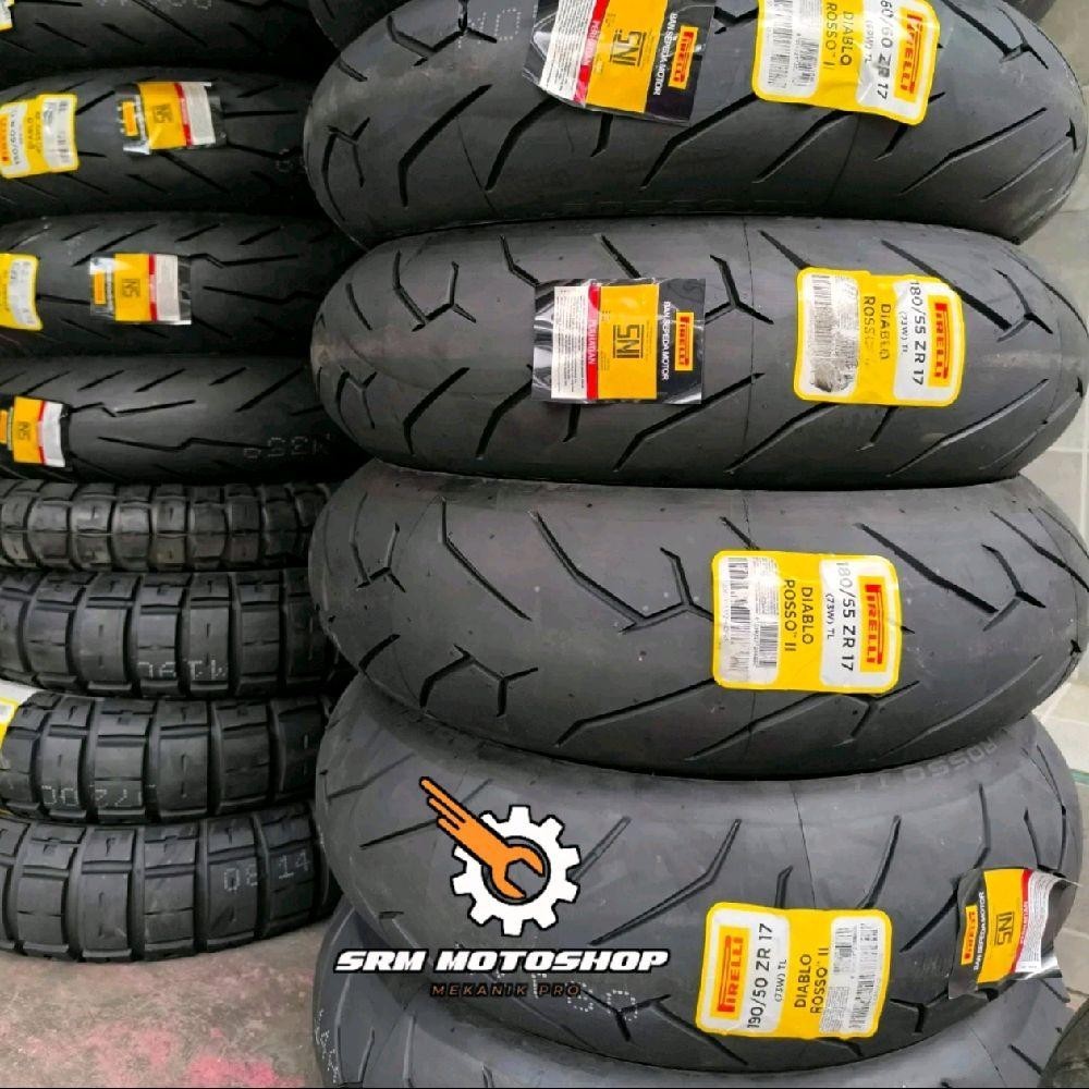 Ban Pirelli 180/55-17 / 190/50-17 Diablo Rosso II RADIAL TIPE TUBLES Made In CHINA