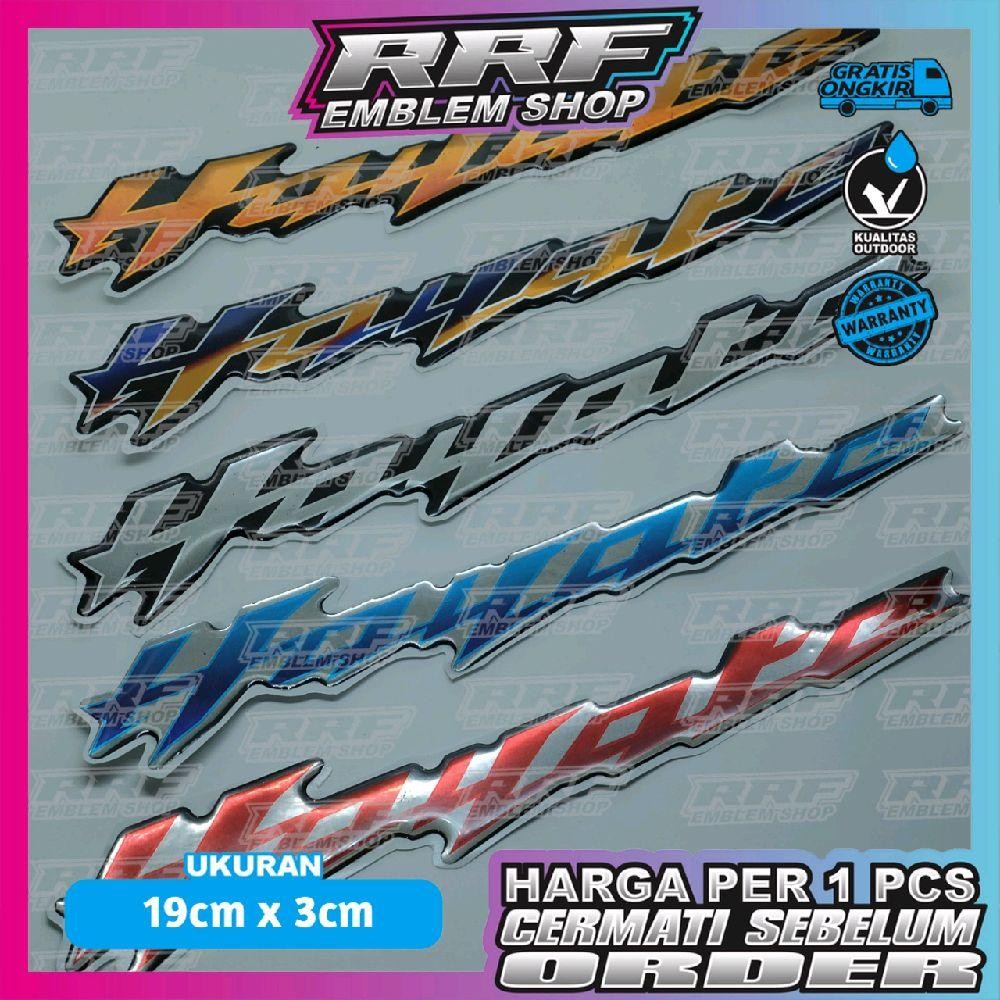 emblem timbul Suzuki HAYATE / emblem suzuki HAYATE