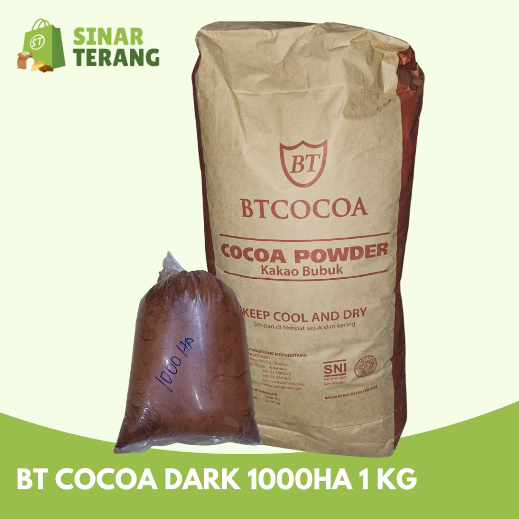 

BT COCOA / JAVA 1000HA Coklat bubuk dark 1000 HA 1 KG