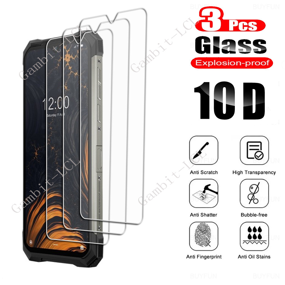 3PCS Tempered Glass For Doogee N40 Pro S59 S86 Pro S88 Plus X93 X95 X96 N10 N20 N30 S40 Lite S58 S95