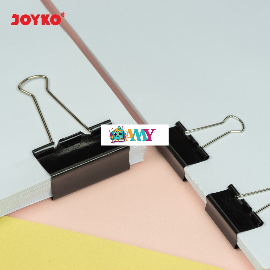 

(1KOTAK ISI 12PCS) BINDER CLIP 155 FROM JOYKO AMY STASIONARY