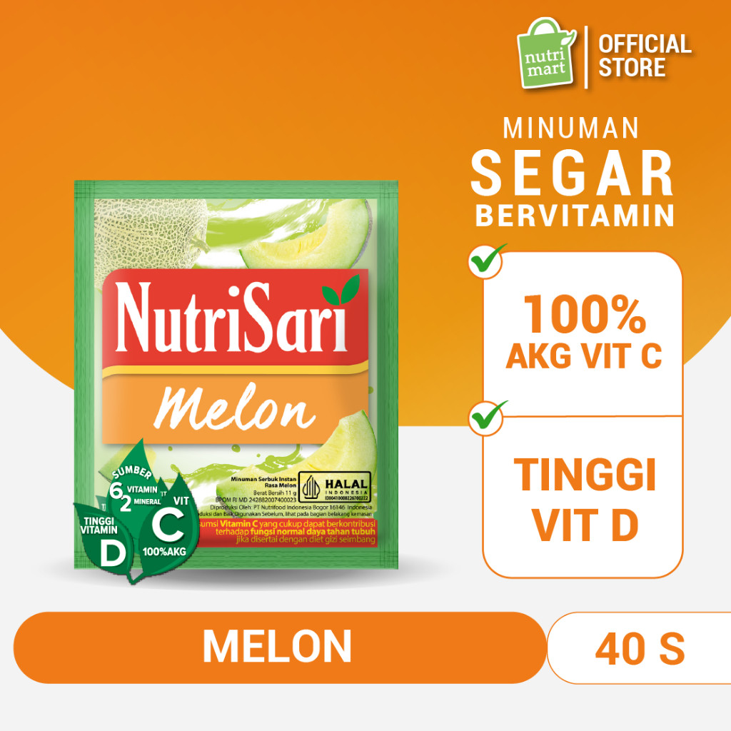 

NutriSari Melon 40 Sachet