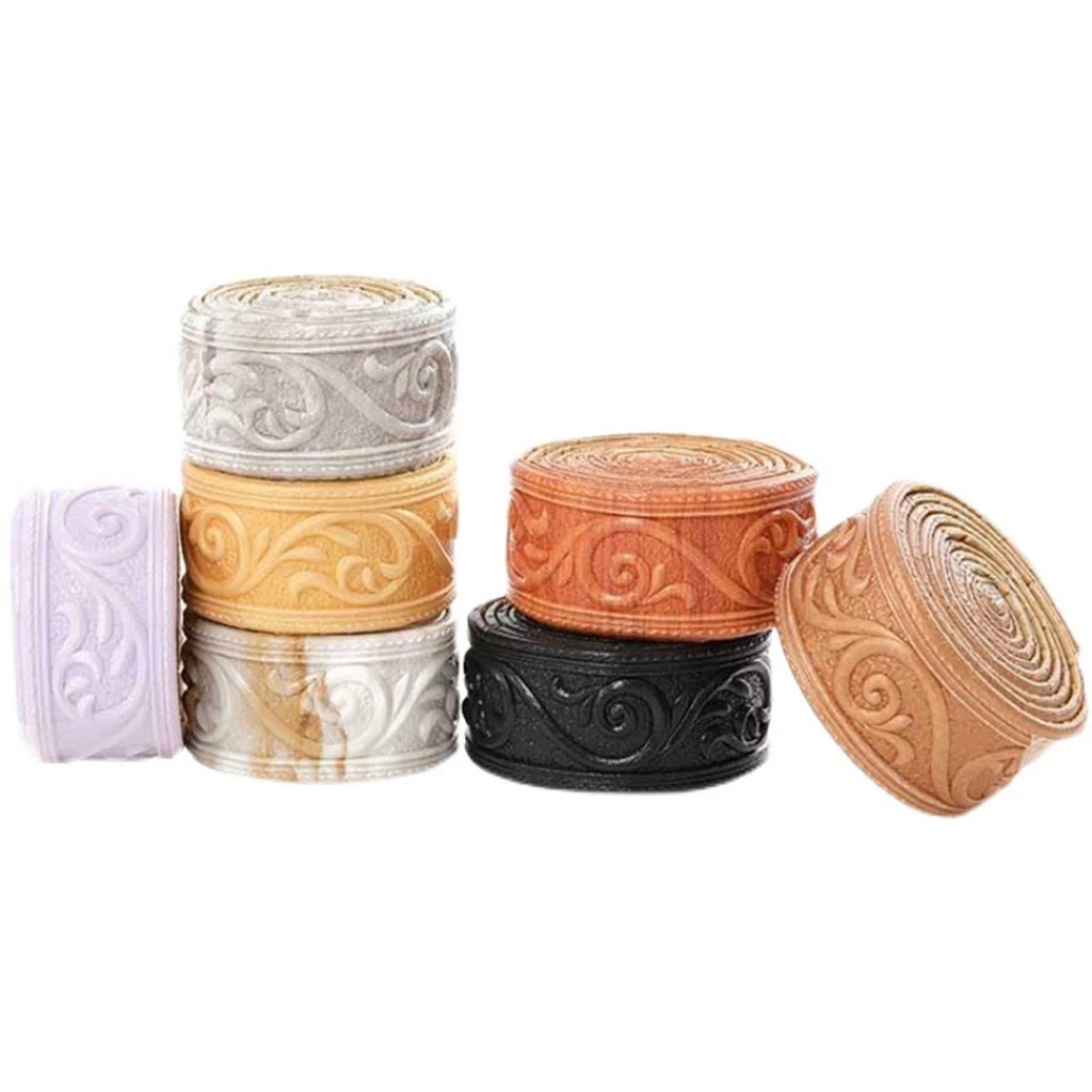 Wallpaper Bahan Foam List Dinding 3D Motif Pattern