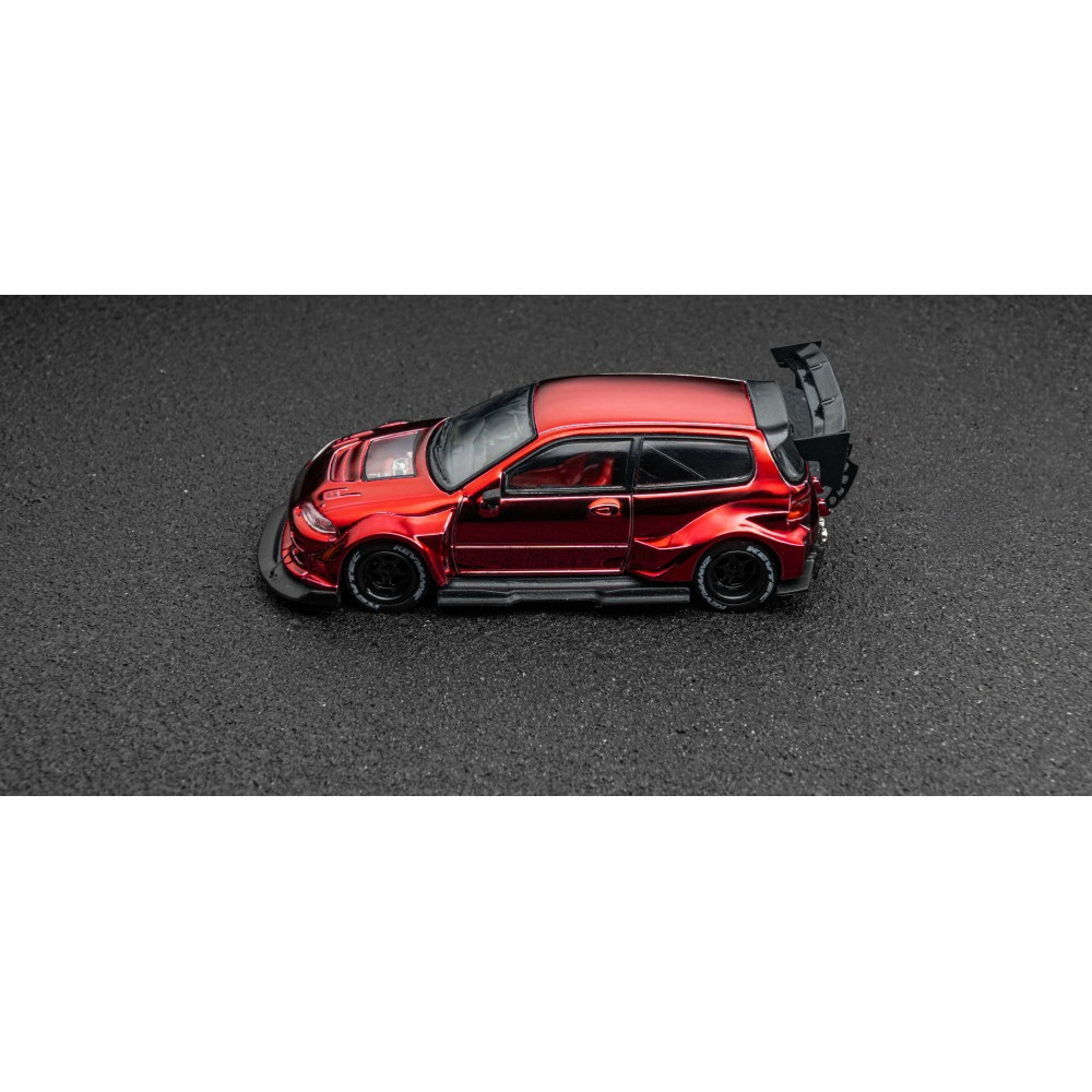 

DCM 1:64 EG6 Chromed Red Collection Gift Scale Model Car