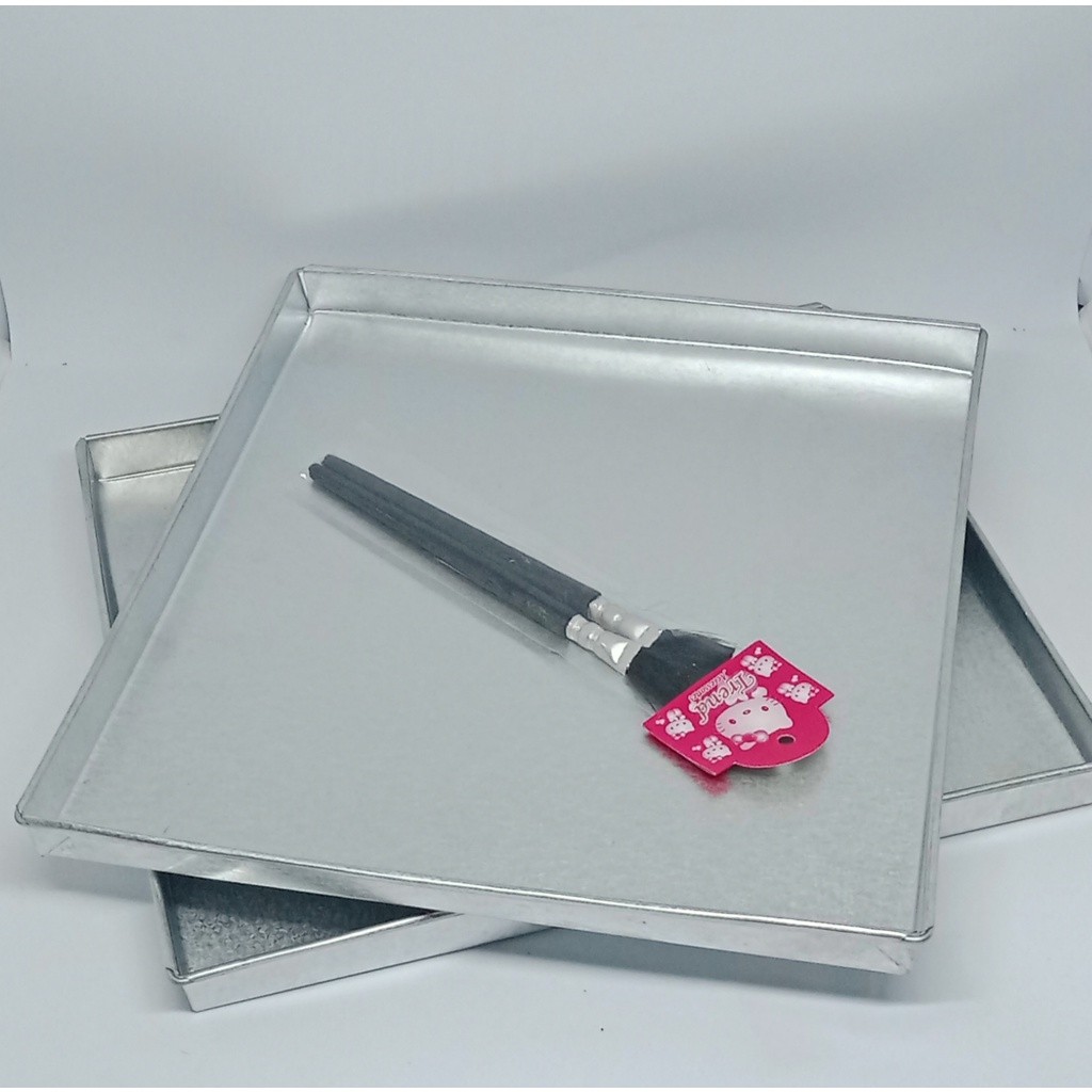 MF 2 pcs loyang kue kering 30cm x 25cm x 1.5cm free kuas kue