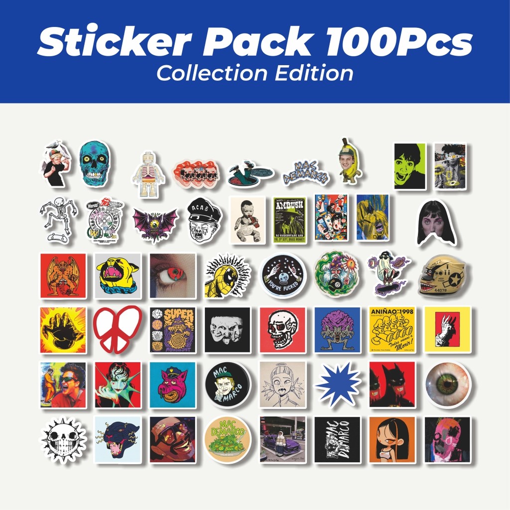 

Hot Stiker Random V5 Lucu Anti Air Stikers Berperekat Waterproof Sticker Decal Buat Motor Helm Buku Journal Koper Casing HP Laptop Botol Minum