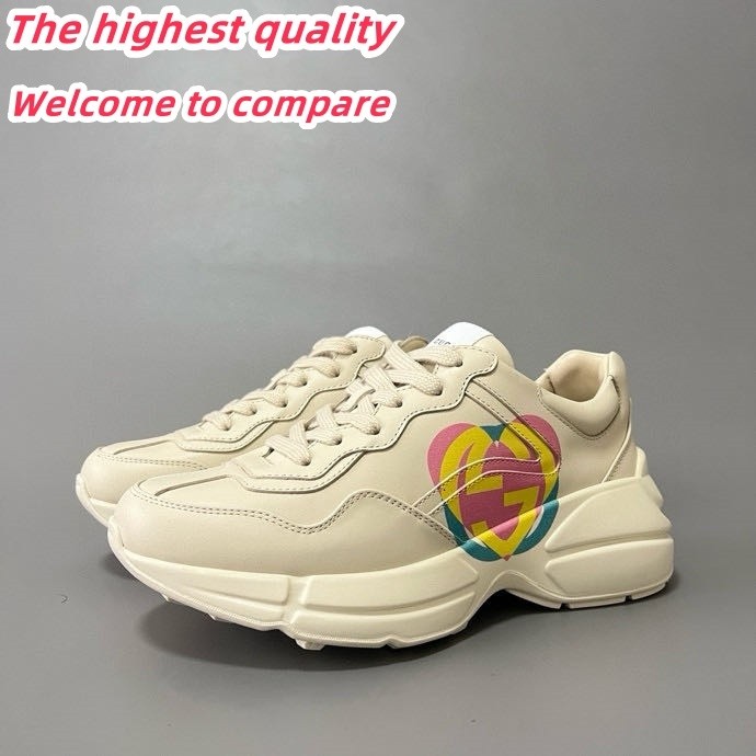 GU Rhyton Series Dad Shoes Casual Running Sneakers Women's GG Love 7600667