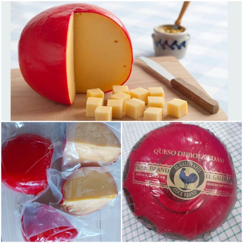 

keju edam cap ayam emas 500 gr. exp jan 2026