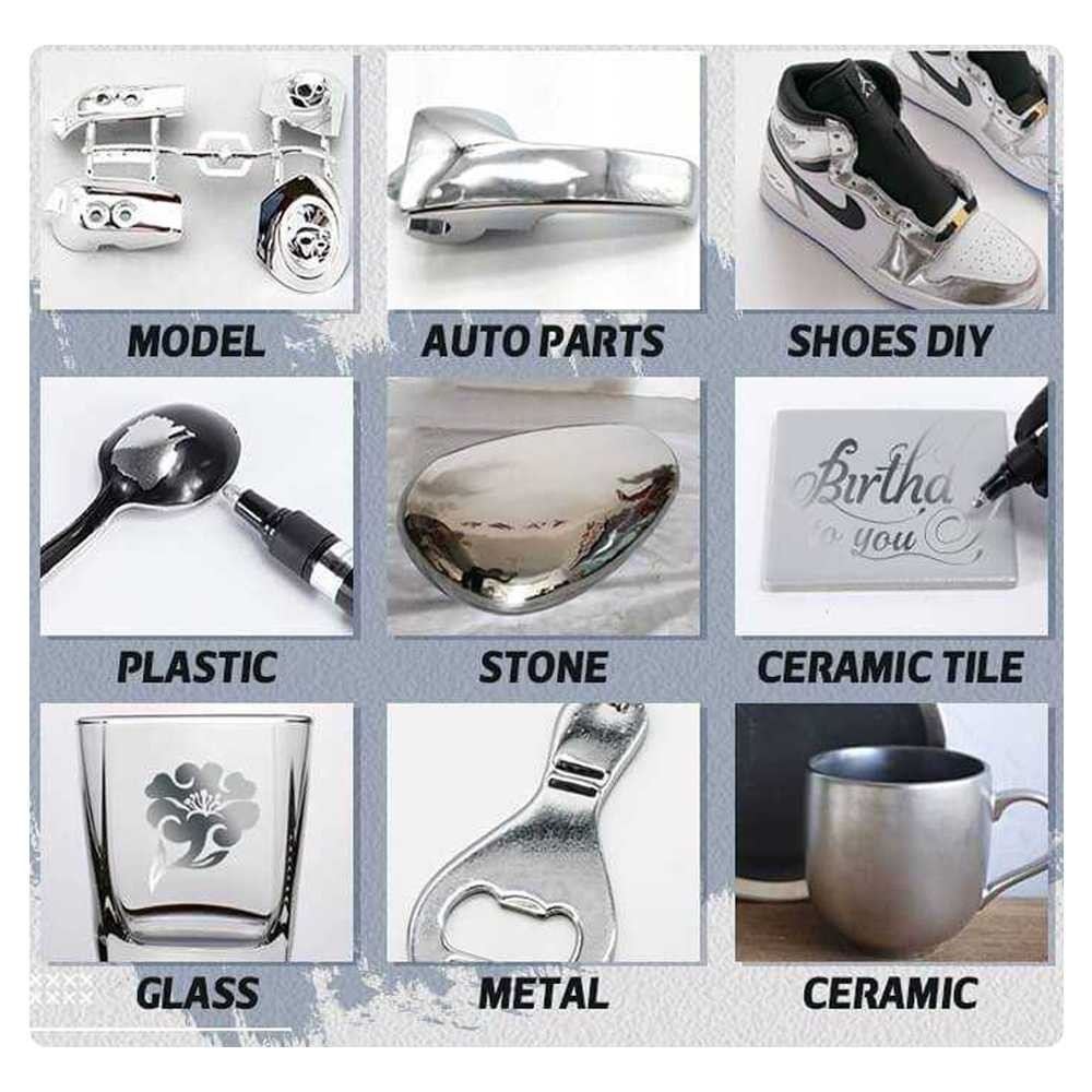 

JKMLLCM Aiye Spidol Permanen Marker Metallic Chrome 3mm - AY-1004